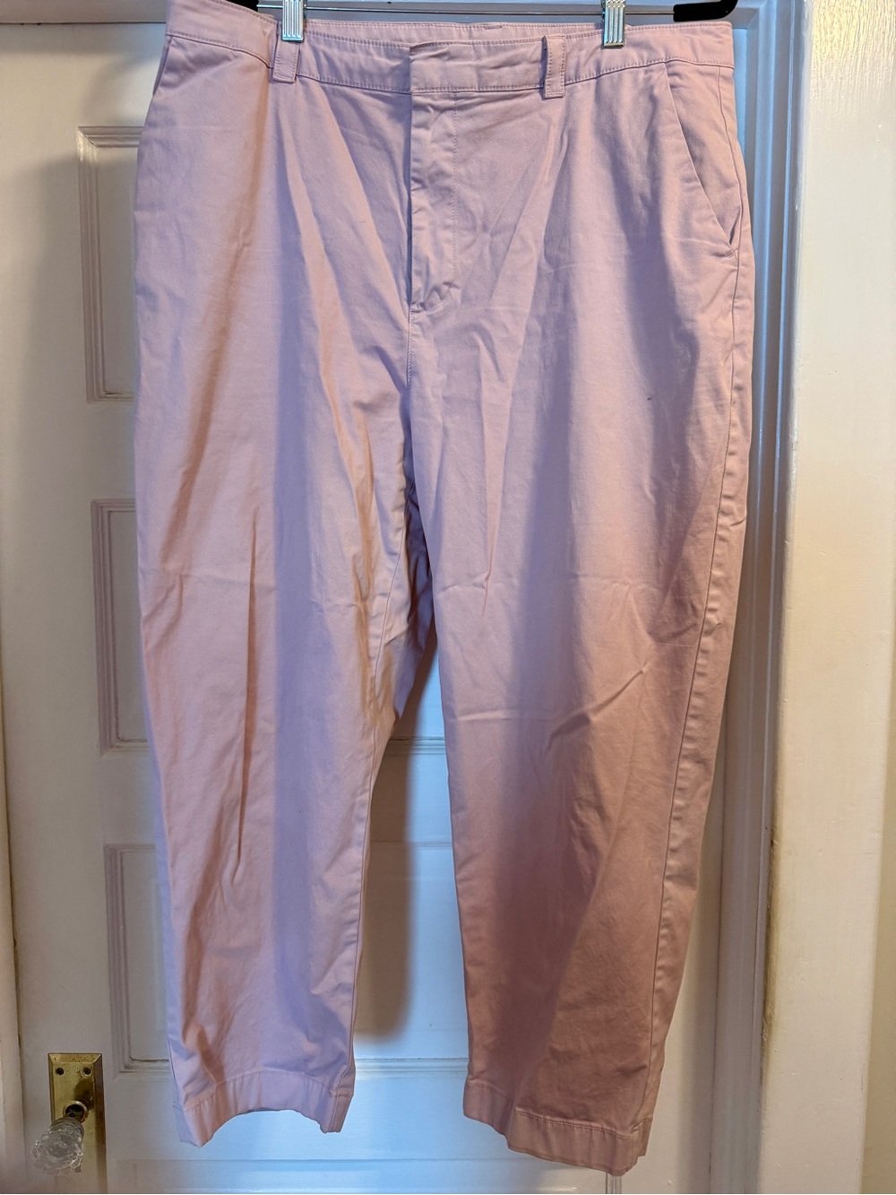 GAP Light lavender Cropped Chino Pants